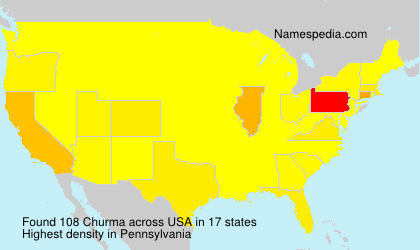 Surname Churma in USA Surname Churma in USA
