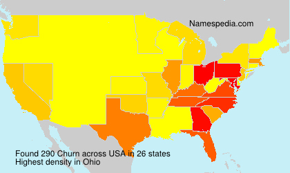 Surname Churn in USA Surname Churn in USA