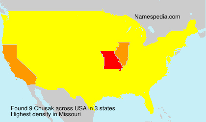 Surname Chusak in USA Surname Chusak in USA