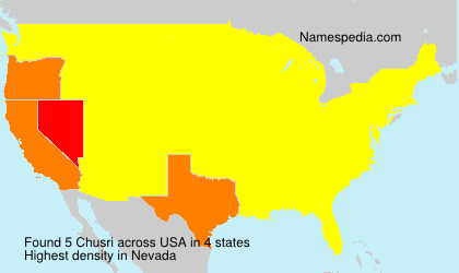 Surname Chusri in USA Surname Chusri in USA
