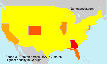 Surname Chuven in USA Surname Chuven in USA