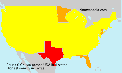 Surname Chuwa in USA Surname Chuwa in USA