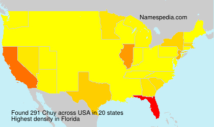 Surname Chuy in USA Surname Chuy in USA