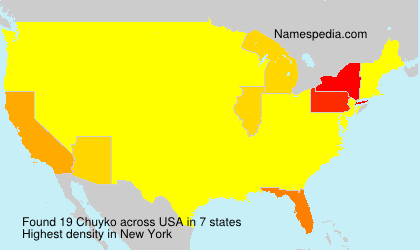 Surname Chuyko in USA Surname Chuyko in USA