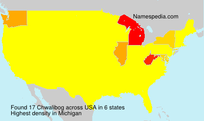 Surname Chwalibog in USA Surname Chwalibog in USA