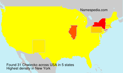 Surname Chwiecko in USA Surname Chwiecko in USA
