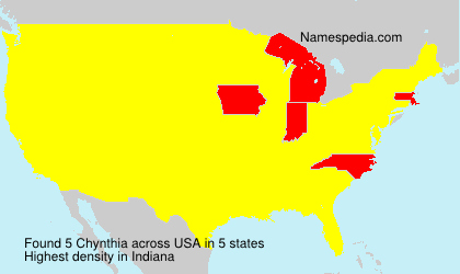 Surname Chynthia in USA Surname Chynthia in USA