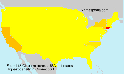 Surname Ciaburro in USA Surname Ciaburro in USA