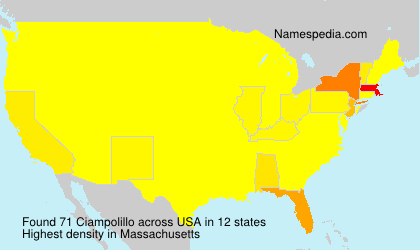 Surname Ciampolillo in USA Surname Ciampolillo in USA