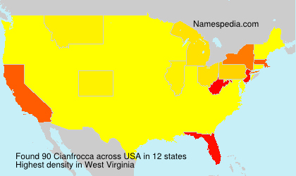 Surname Cianfrocca in USA Surname Cianfrocca in USA