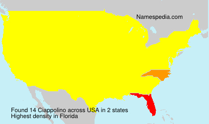 Surname Ciappolino in USA Surname Ciappolino in USA