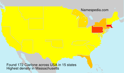Surname Ciarlone in USA Surname Ciarlone in USA