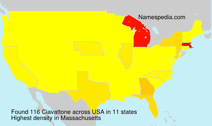 Surname Ciavattone in USA Surname Ciavattone in USA