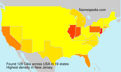 Surname Ciba in USA
