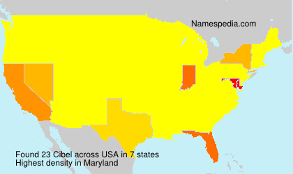 Surname Cibel in USA Surname Cibel in USA