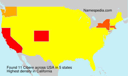 Surname Cibere in USA Surname Cibere in USA