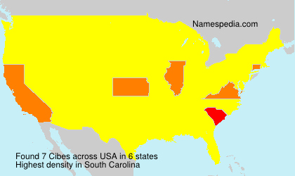 Surname Cibes in USA Surname Cibes in USA