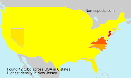 Surname Cibo in USA Surname Cibo in USA