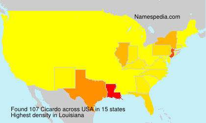 Surname Cicardo in USA Surname Cicardo in USA