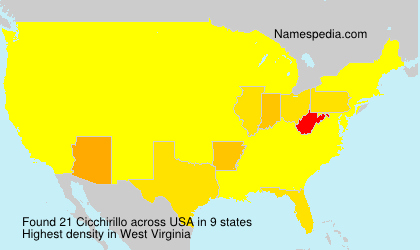 Surname Cicchirillo in USA Surname Cicchirillo in USA