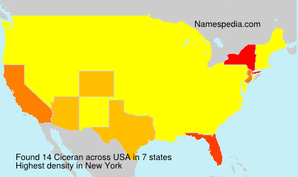 Surname Ciceran in USA Surname Ciceran in USA