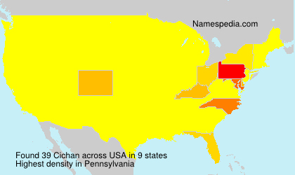 Surname Cichan in USA Surname Cichan in USA