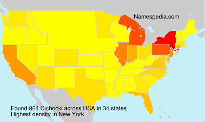 Surname Cichocki in USA Surname Cichocki in USA