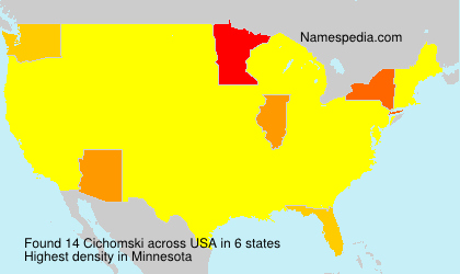 Surname Cichomski in USA Surname Cichomski in USA