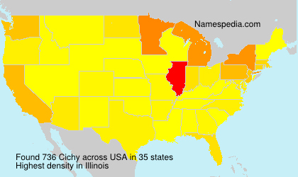 Surname Cichy in USA Surname Cichy in USA