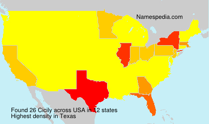 Surname Cicily in USA Surname Cicily in USA