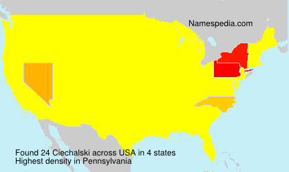 Surname Ciechalski in USA Surname Ciechalski in USA