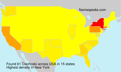 Surname Ciechoski in USA Surname Ciechoski in USA