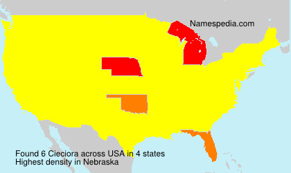 Surname Cieciora in USA Surname Cieciora in USA