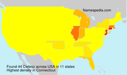 Surname Cielesz in USA Surname Cielesz in USA