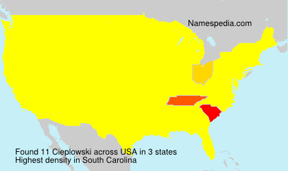 Surname Cieplowski in USA Surname Cieplowski in USA