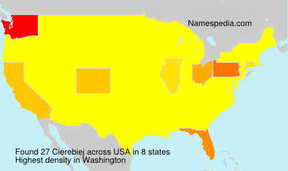 Surname Cierebiej in USA Surname Cierebiej in USA