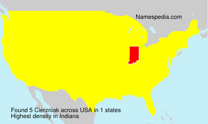 Surname Cierzniak in USA Surname Cierzniak in USA