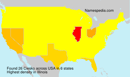 Surname Ciesko in USA Surname Ciesko in USA