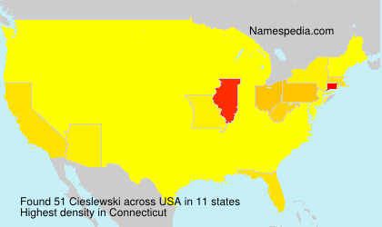 Surname Cieslewski in USA Surname Cieslewski in USA