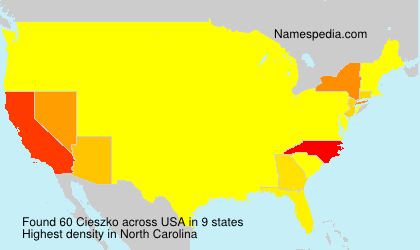 Surname Cieszko in USA Surname Cieszko in USA