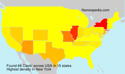 Surname Ciezki in USA Surname Ciezki in USA