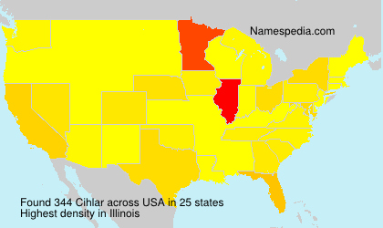 Surname Cihlar in USA Surname Cihlar in USA