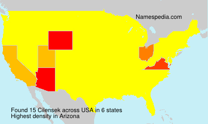Surname Cilensek in USA Surname Cilensek in USA