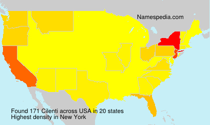 Surname Cilenti in USA Surname Cilenti in USA