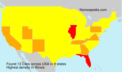 Surname Ciles in USA Surname Ciles in USA