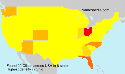 Surname Cillian in USA Surname Cillian in USA