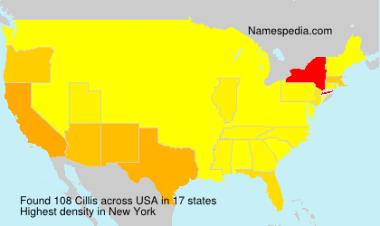 Surname Cillis in USA Surname Cillis in USA