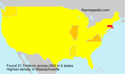 Surname Cimbron in USA Surname Cimbron in USA
