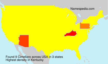 Surname Cimellaro in USA Surname Cimellaro in USA