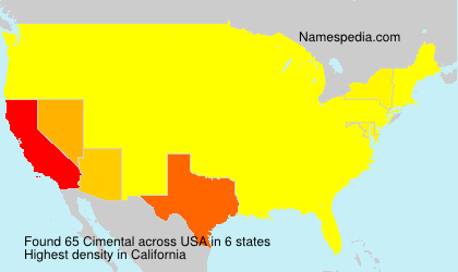 Surname Cimental in USA Surname Cimental in USA
